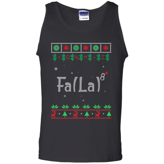 Fa La La La Mathematics X-mas Gift Shirt Black