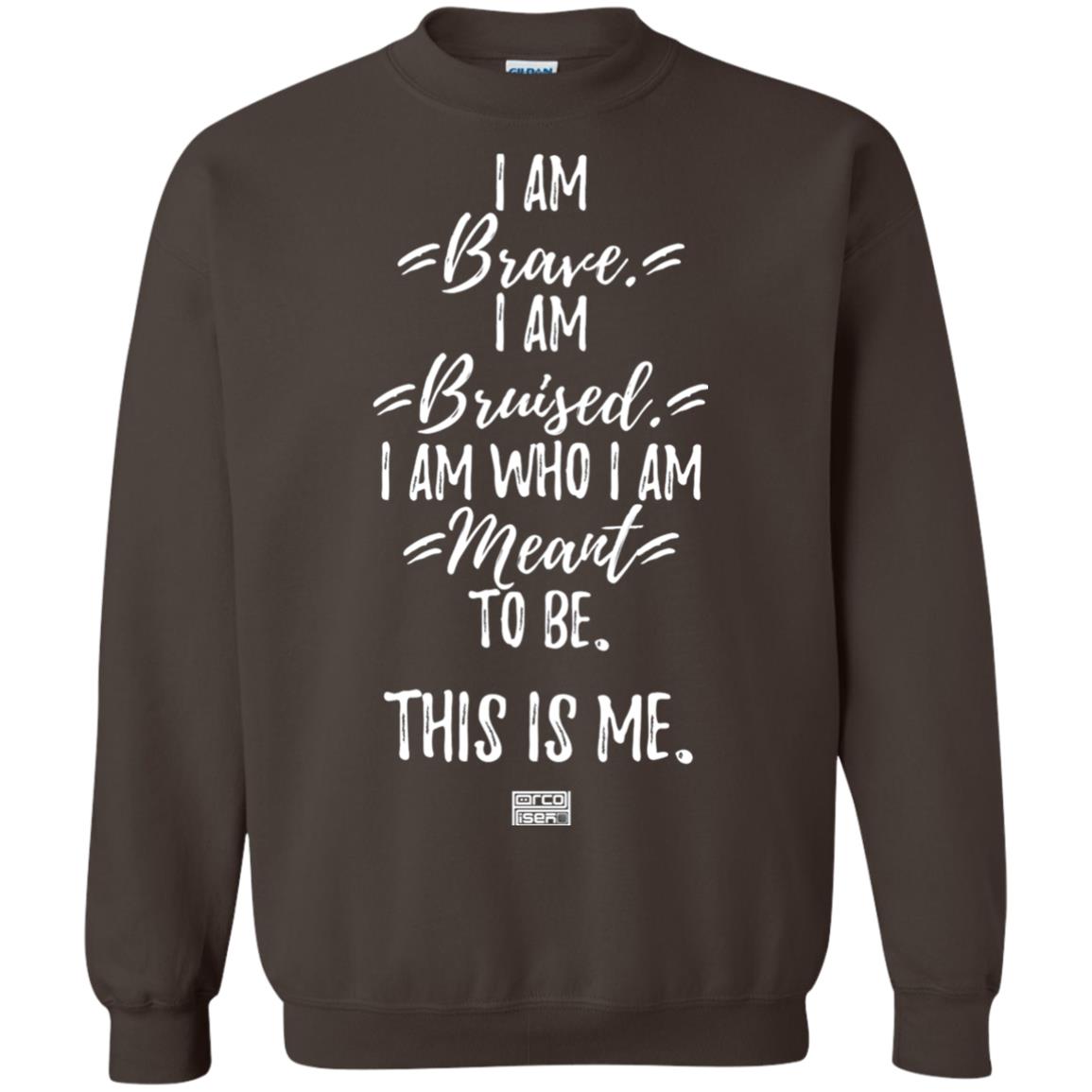 Brave This Is Me Proud Musical Theatre Performer T-shirt Dark Chocolate