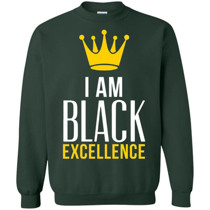 Black Excellence T-shirt Melanin Poppin_ Queen King Forest Green