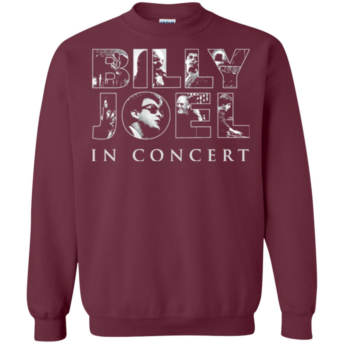 Artist T-shirt Billy Joel In Concert Maroon