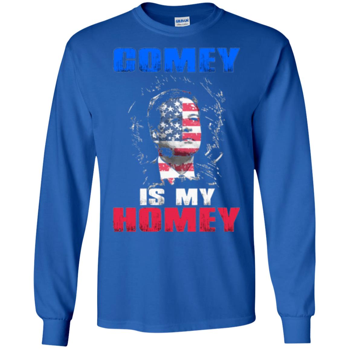 Fbi Director T-shirt Comey Is My Homey T-shirt Royal