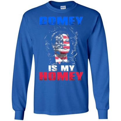 Fbi Director T-shirt Comey Is My Homey T-shirt Royal