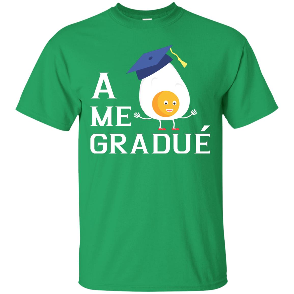 Me Gradue A Egg Funny Graduation Shirt Irish Green
