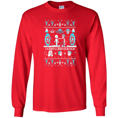 Cartoon T-shirt Build A Snowmorty Red