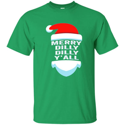 Christmas T-shirt Dilly Dilly Y_all Santa Claus Irish Green