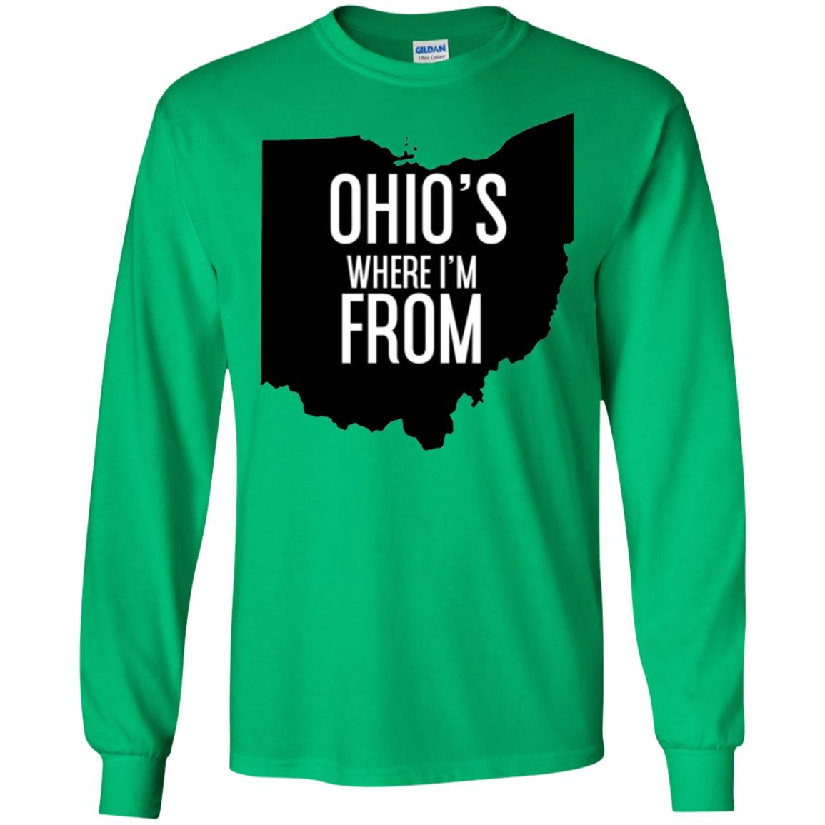 Ohio T-shirt Where I_m From Irish Green