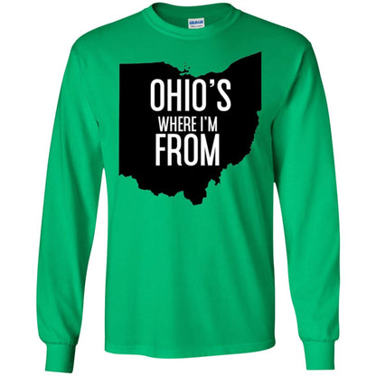Ohio T-shirt Where I_m From Irish Green