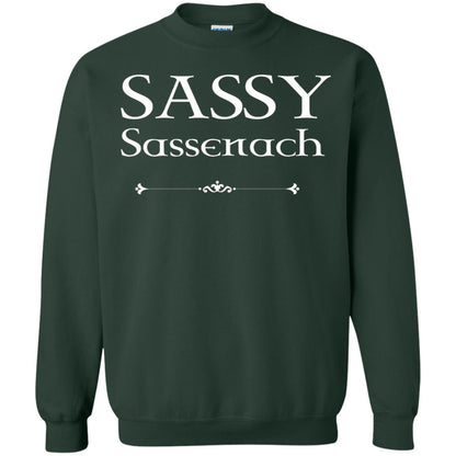 Sassy Sassenach Outlander Fans Shirt Forest Green