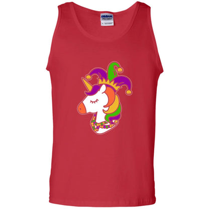 Mardi Gras Unicorn T-shirt Red