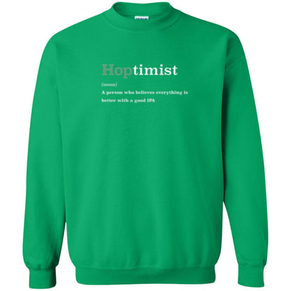 Beer Lover T-shirt Hoptimist Definition Irish Green