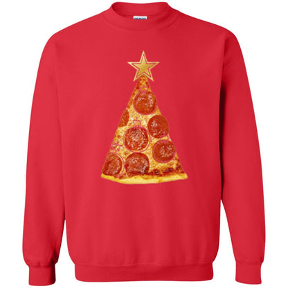 Merry Christmas T-shirt Pizza Slice Christmas Tree