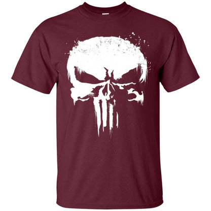 Skull T-shirt Maroon