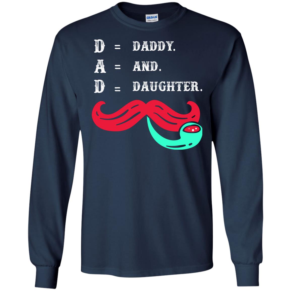 Daddy And Daughter Dad Shirt For Father_s Day Navy