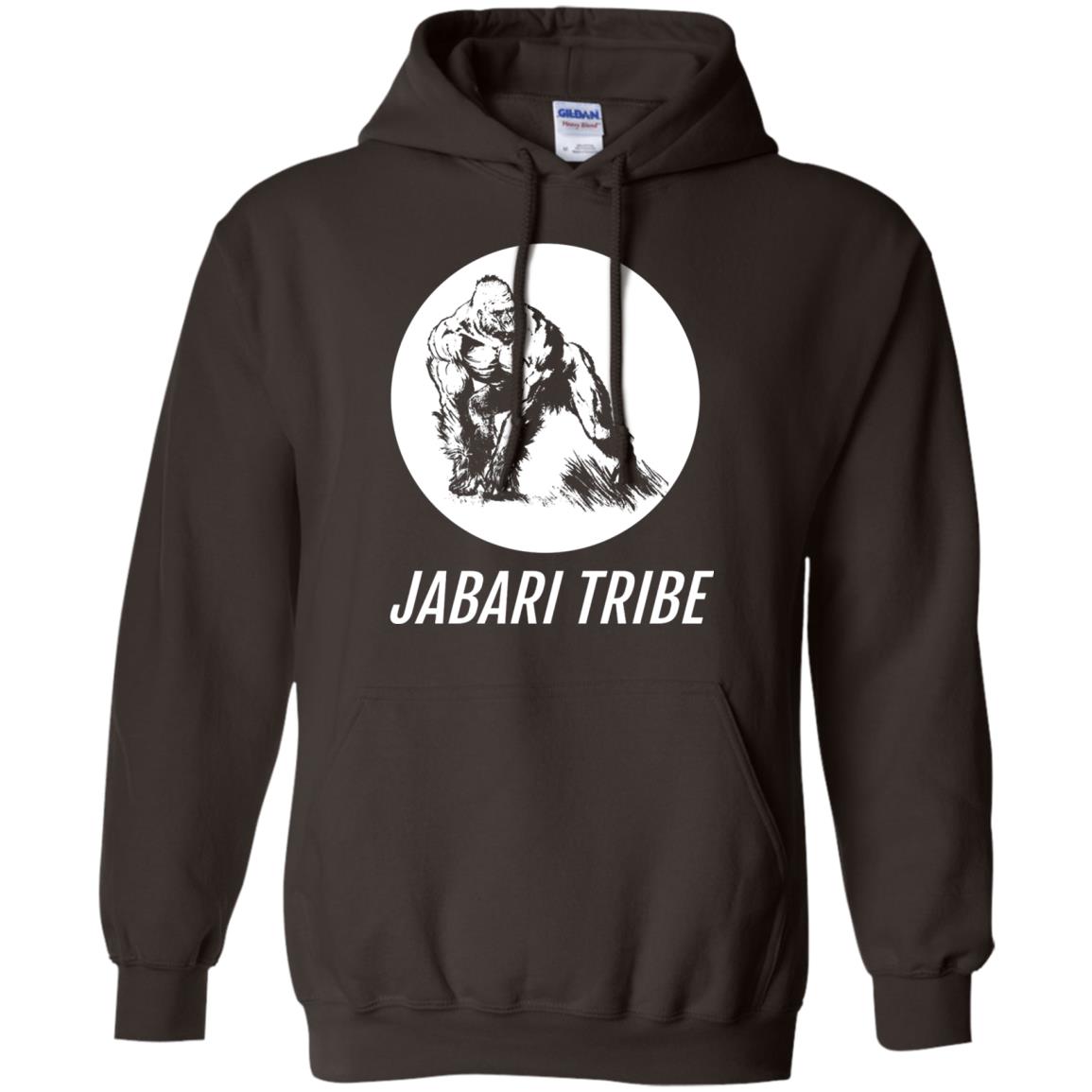 Jabari Tribe White Gorilla T-shirt Dark Chocolate