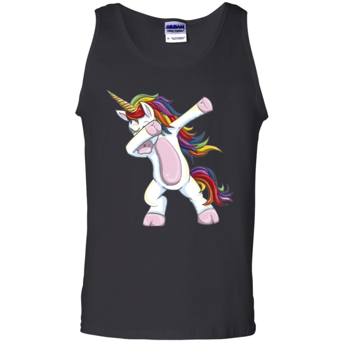 Dabbing Unicorn T-shirt Black