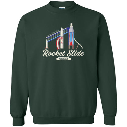 I Survived The Rocket Slide T-shirt Forest Green