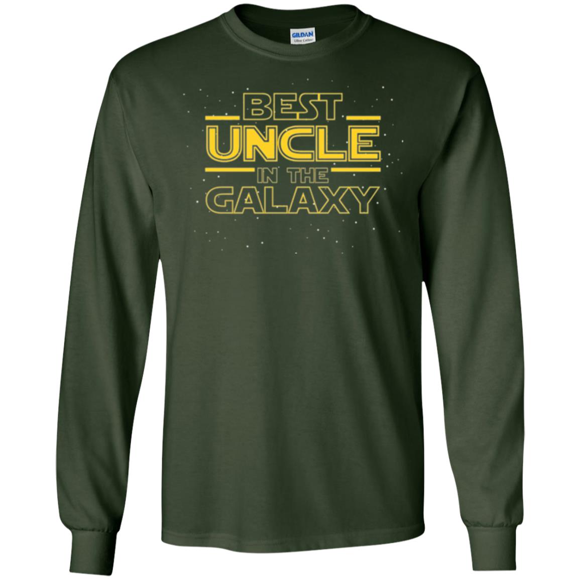 Uncle T-shirt Best Uncle In The Galaxyt-shirt Forest Green