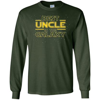 Uncle T-shirt Best Uncle In The Galaxyt-shirt Forest Green