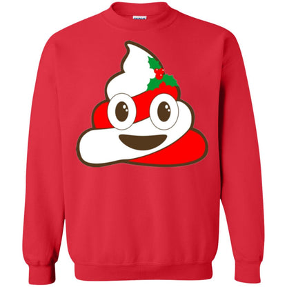 Christmas T-shirt Funny Poop Emojis Red