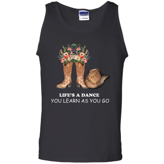 Life_s A Dance You Learn As You Go Dancing Shirt Black