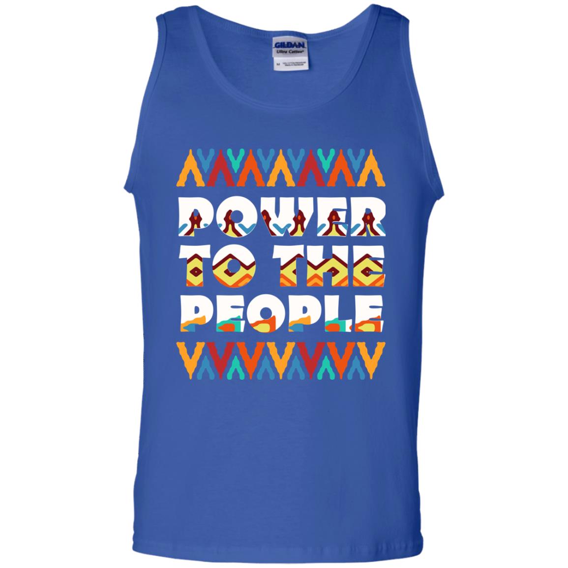 African American T-shirt Power To The People Royal