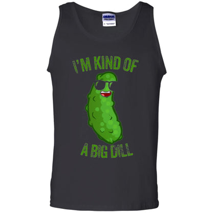 Funny Pickle T-shirt I_m Kind Of A Big Dill Black