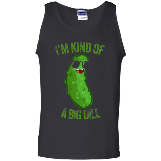 Funny Pickle T-shirt I_m Kind Of A Big Dill Black