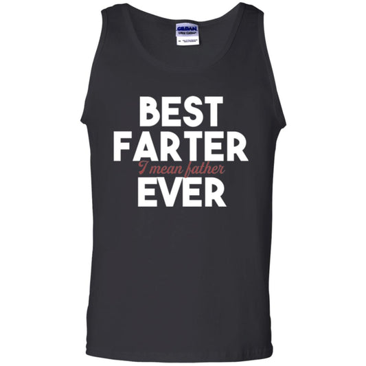 Father T-shirt Best Farter I Mean Best Father Ever Black