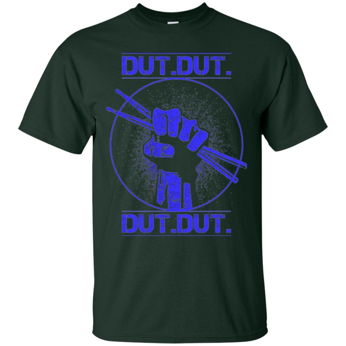 Drum Lovers T-shirt Dut Marching Band Forest Green