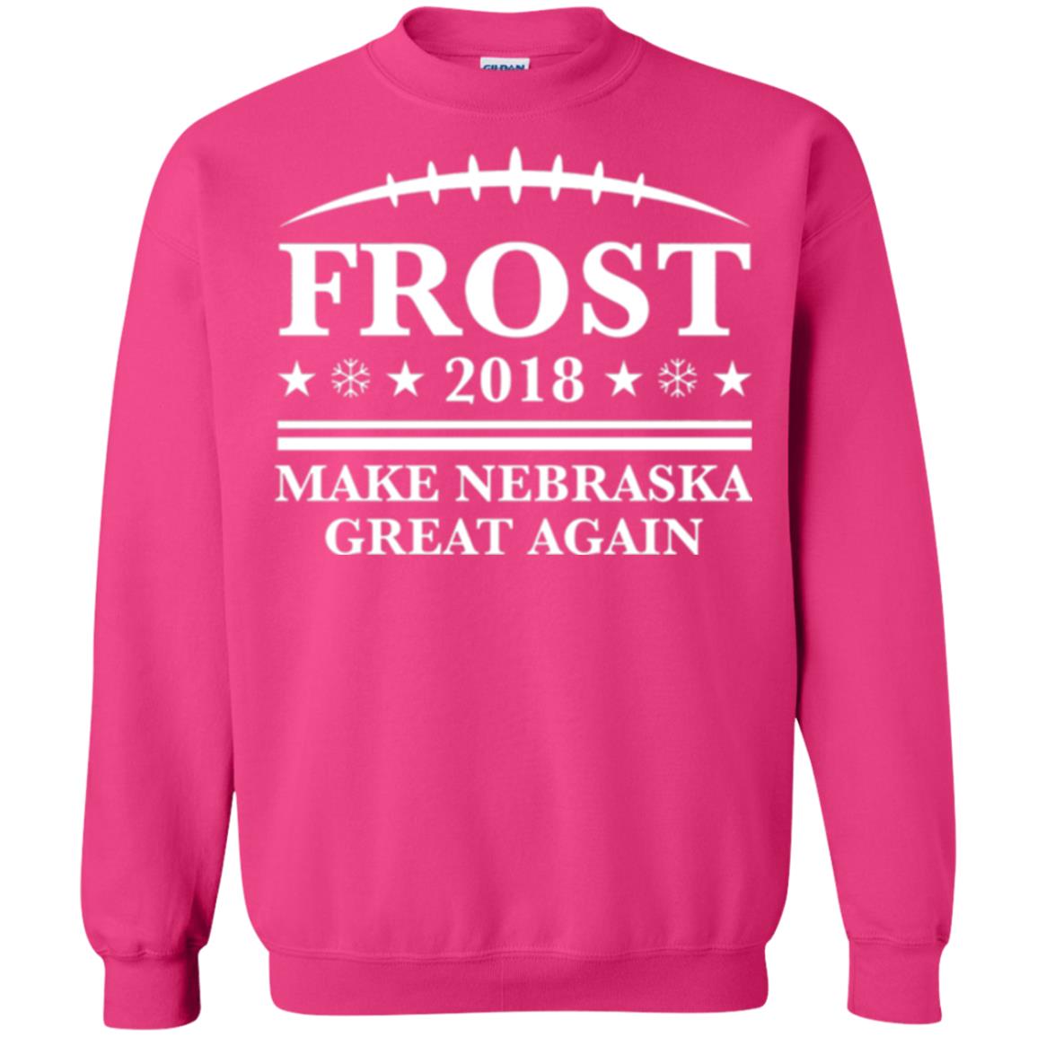 Frost 2018 T-shirt Make Nebraska Great Again Heliconia