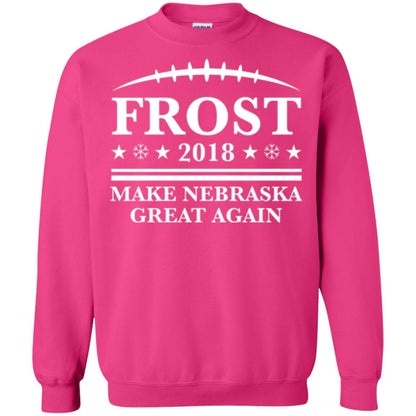 Frost 2018 T-shirt Make Nebraska Great Again Heliconia
