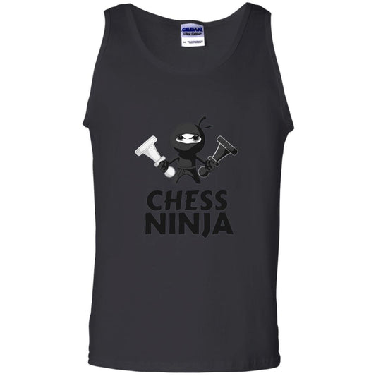 Funny Chess Ninja T-shirt Black