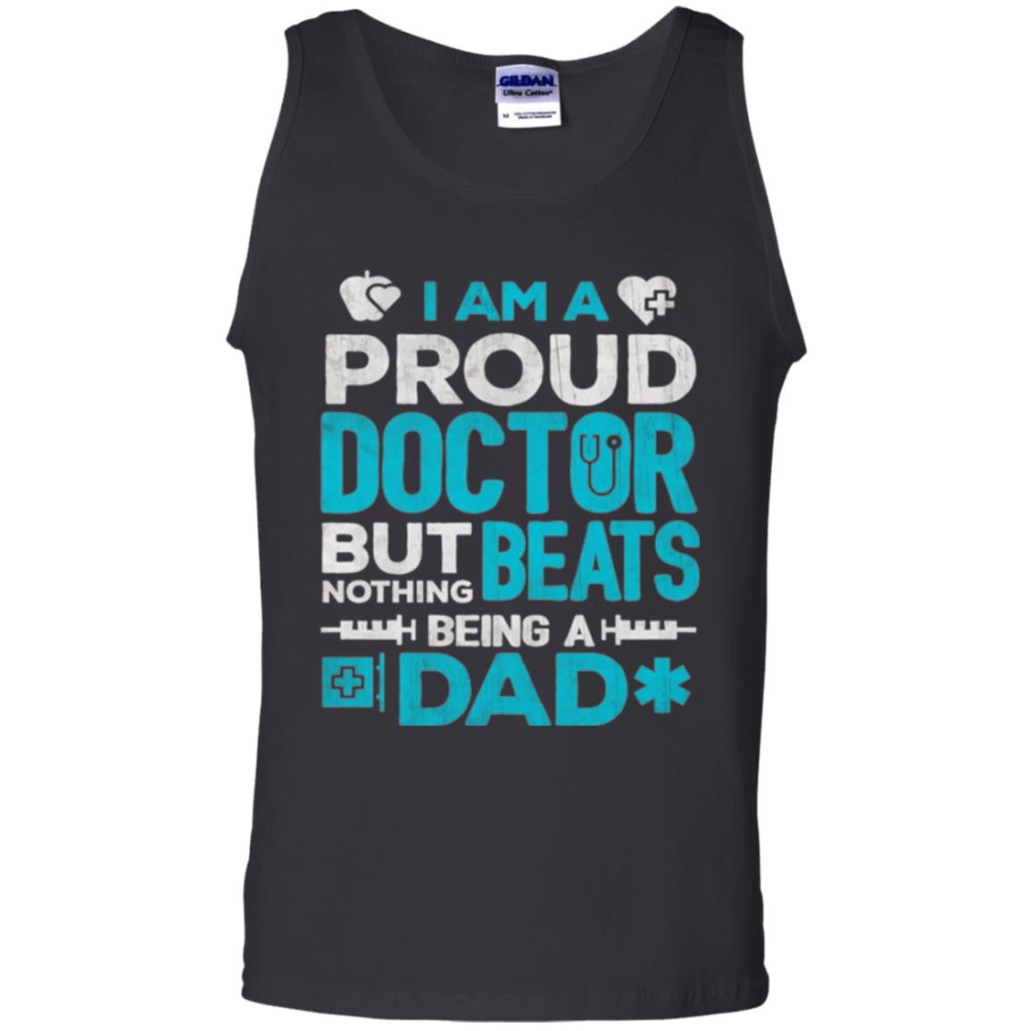 Doctor Dad T-shirt Proud Doctor Black