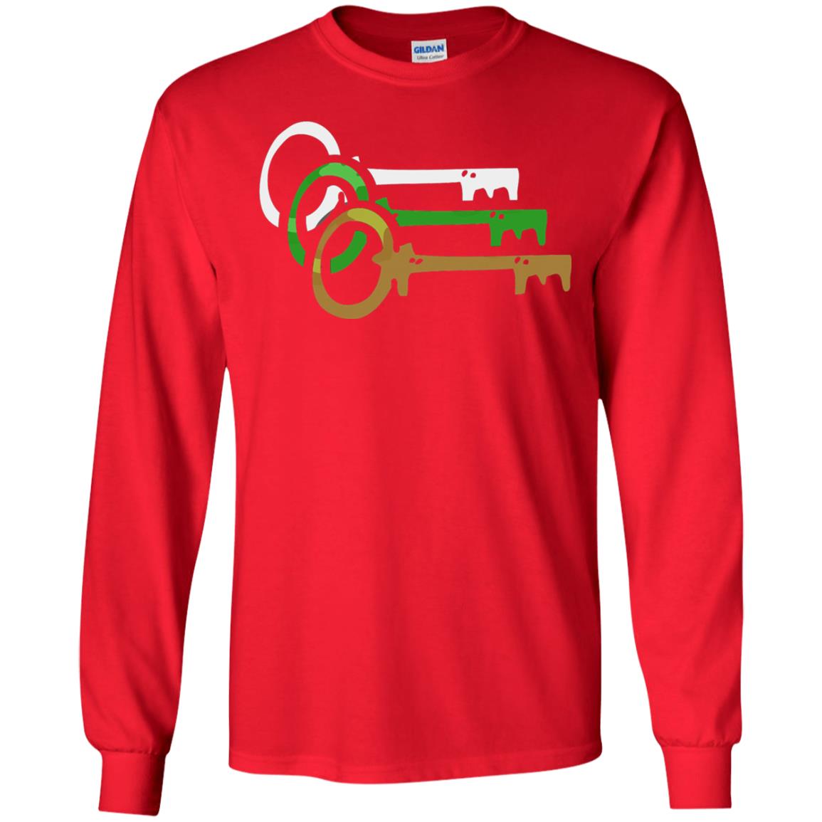 Player One Ready Keys Gamer T-shirt Red