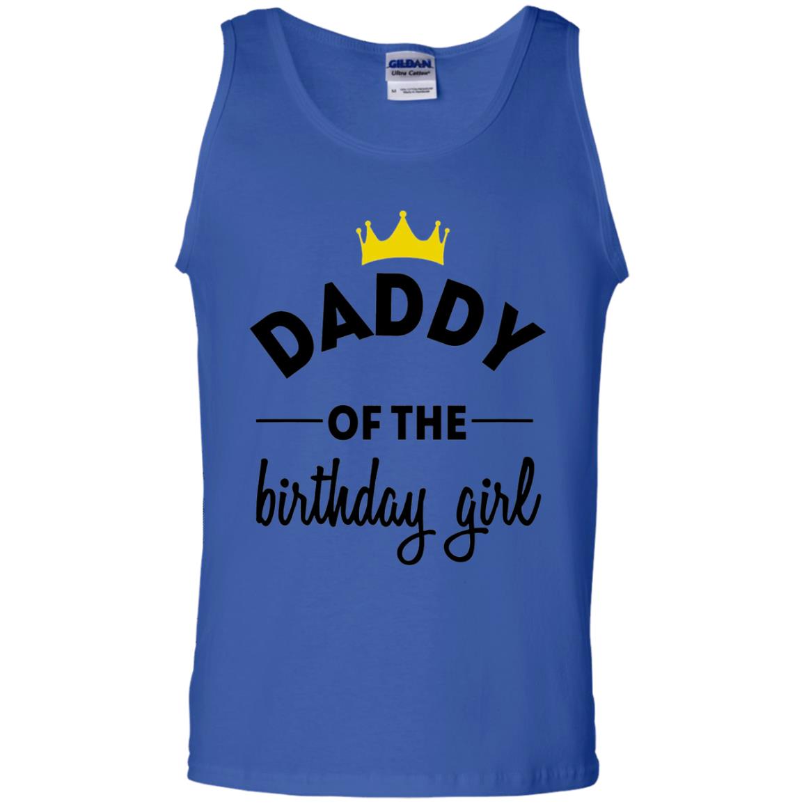 Daddy Of The Birthday Girl Party T-shirt Royal