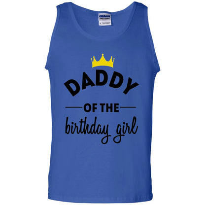 Daddy Of The Birthday Girl Party T-shirt Royal