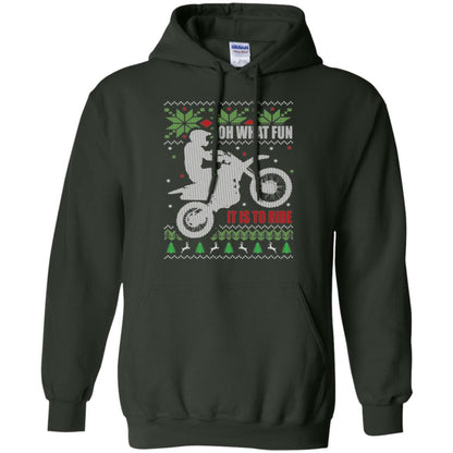 Motorbike T-shirt Oh What Fun It Is To Ride Forest Green