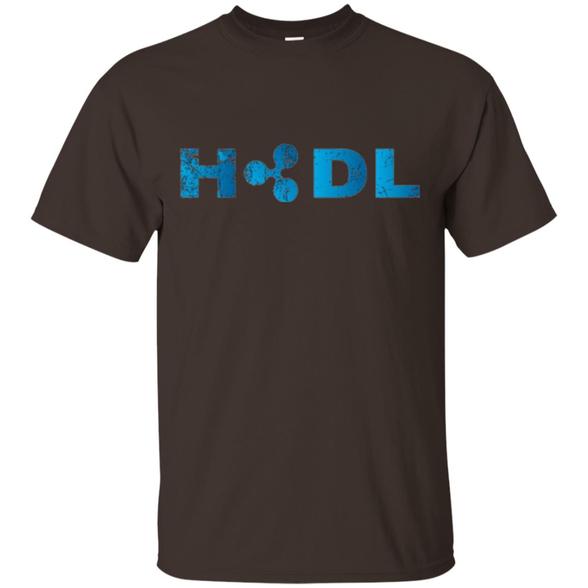 Hodl Ripple T-shirt Hold The Cryptocurrency Xrp Dark Chocolate