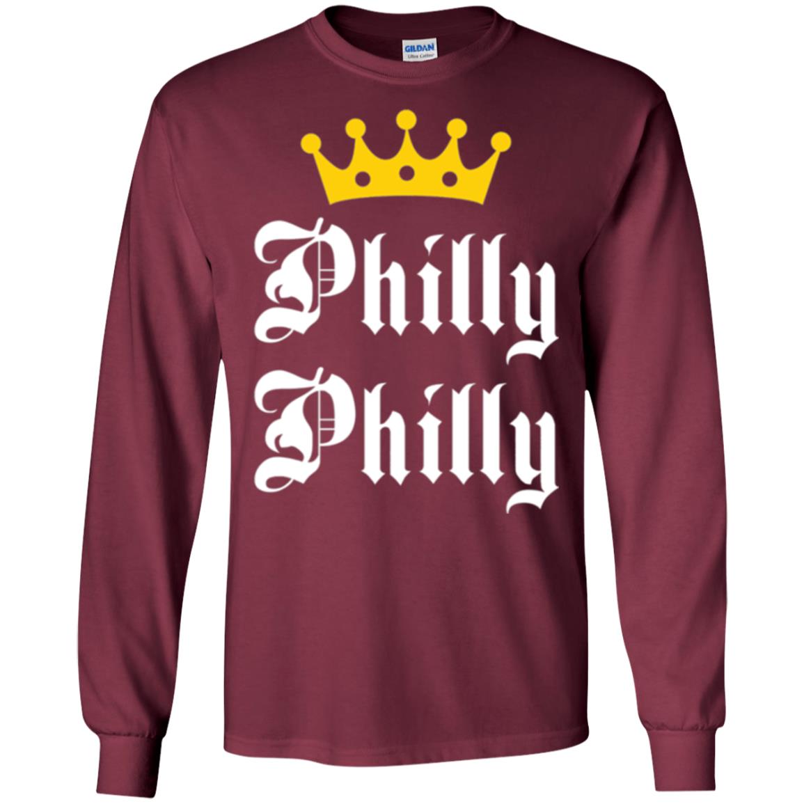 Football Lover T-shirt Philly Philly Philadelphia Football Fan Maroon