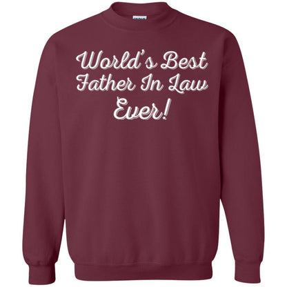 Daddy T-shirt World's Best Father In Law Ever T-shirt Maroon