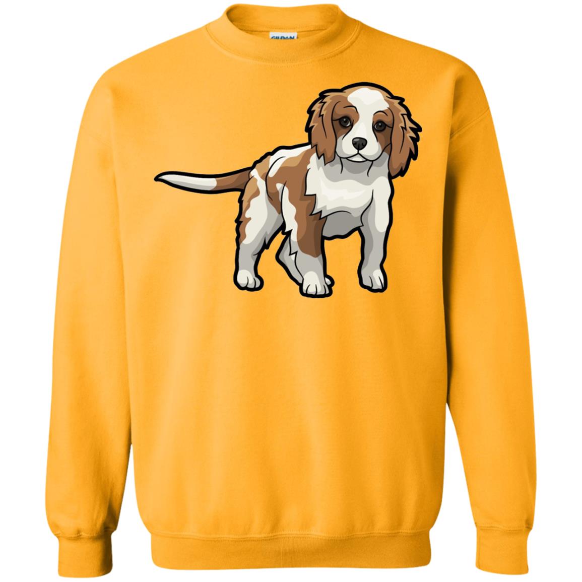 Cute Blenheim Cavalier King Charles Spaniel T-shirt Gold