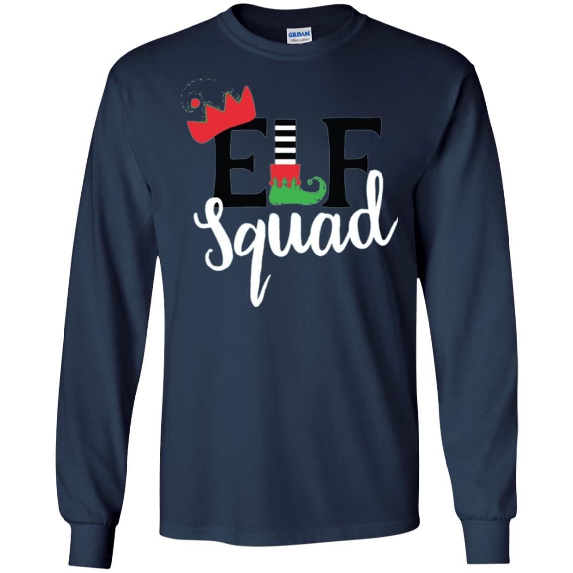 Christmas T-shirt Elf Squad Navy
