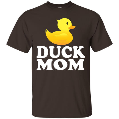 Duck Mom Funny Bird Lover T-shirt Dark Chocolate