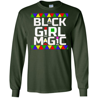 Black Girl Magic Black History African Pride T-shirt Forest Green