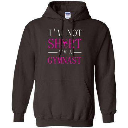 Gymer T-shirt I'm Not Short I'm A Gymnast Dark Chocolate