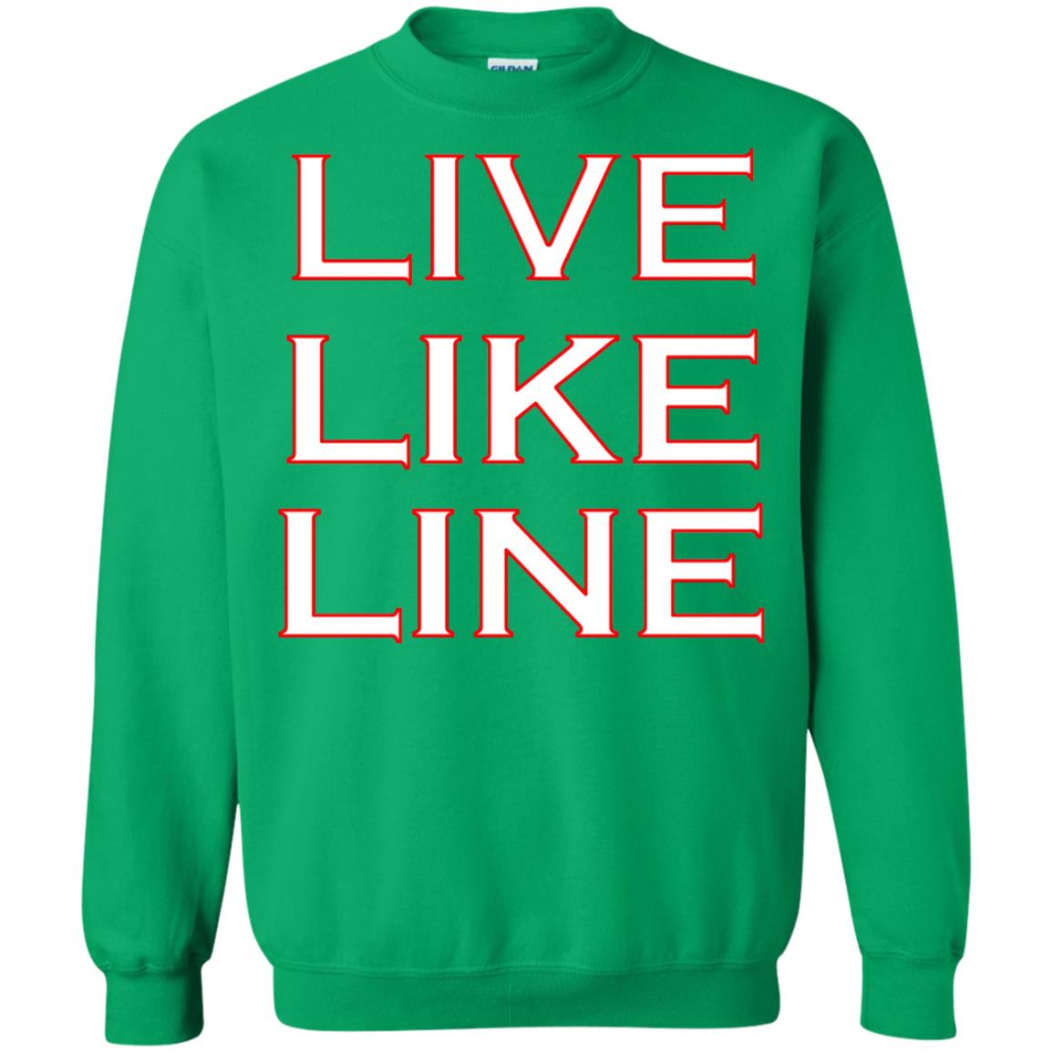 Live Like Line Volleyball Lover Shirt Irish Green