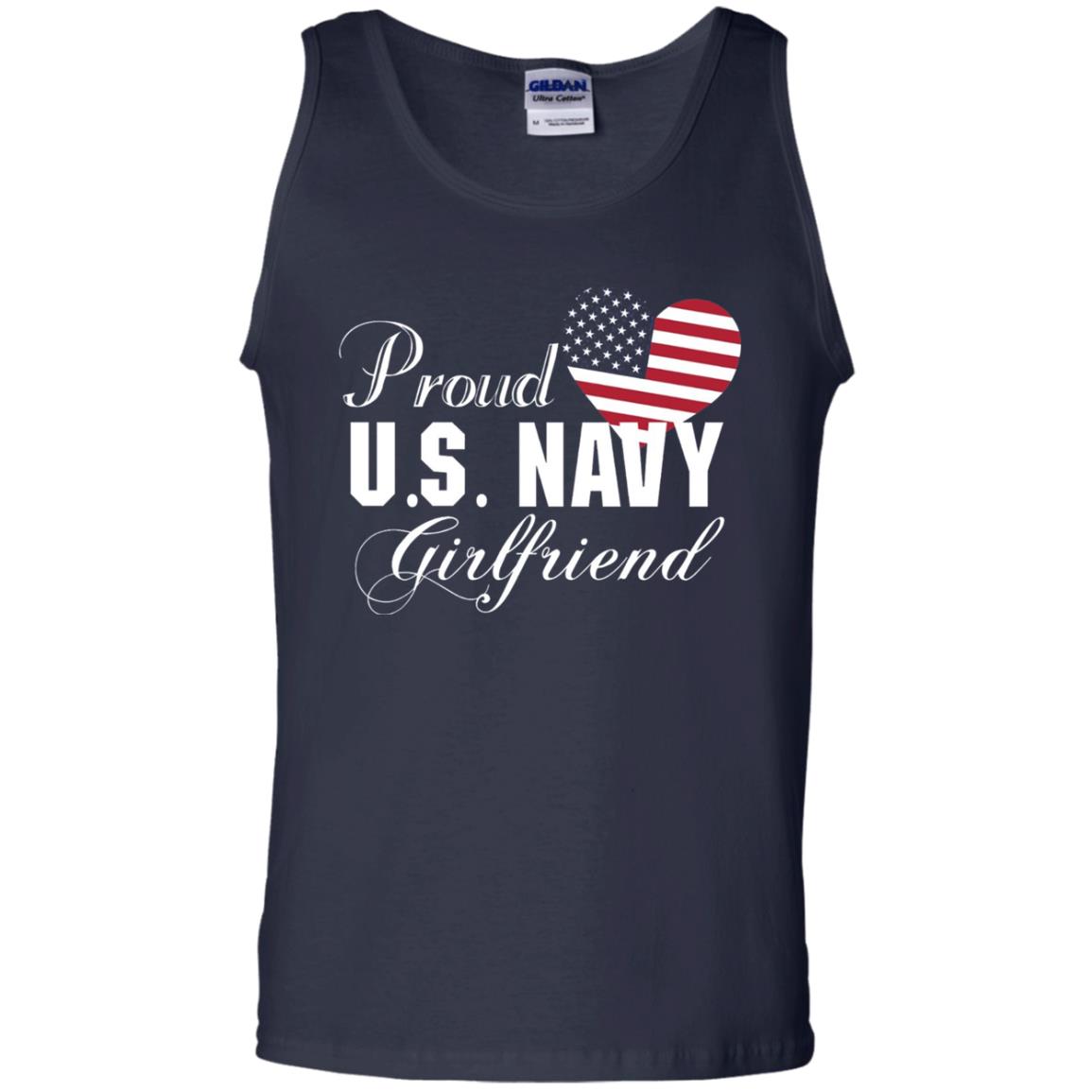 Pride U.s. Army Shirt Proud Navy Girlfriend Heart Navy