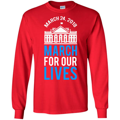 March For Our Lives March 24 2018 T-shirt Red