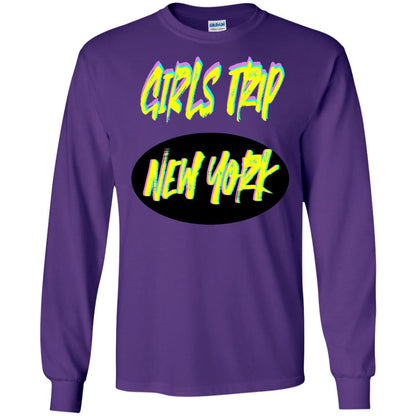 Girls Trip New York T-shirt Purple