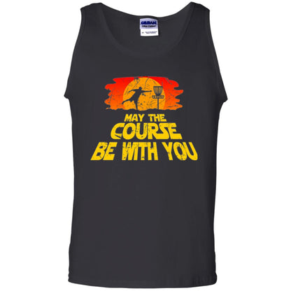 Disc Golf T-shirt May The Course Be With You Black